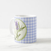 ラベンダーのマグ コーヒーマグカップ (正面左)