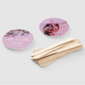 ラベンダーのミセス・フォト結婚ズ ハンドファン (組立なし)