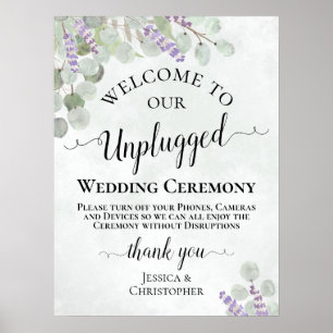ラベンダーのユーカリ結婚プトゥス ポスター