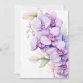ラベンダーのラン Orchid Elegant 特別な機会 シーズンカード (正面)