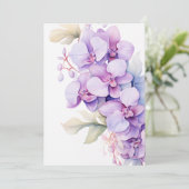 ラベンダーのラン Orchid Elegant 特別な行事 シーズンカード (スタンド正面)
