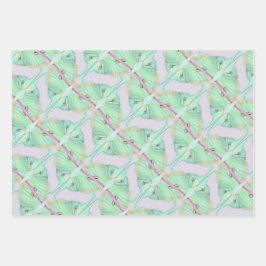 ラベンダーのルナモスオン ラッピングペーパーシート