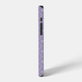 ラベンダーの七宝模様 iPhoneケース (左側面)