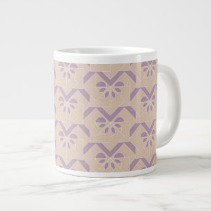 ラベンダーの上下を反転 ジャンボコーヒーマグカップ
