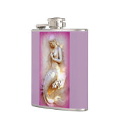 ラベンダーの人魚のフラスコ フラスク (左)