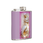 ラベンダーの人魚のフラスコ フラスク (右)