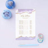 ラベンダーの価格表提示フライヤー チラシ (シングル)