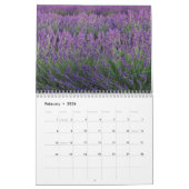 ラベンダーの写真フランスホームデコール カレンダー (2月 2026)