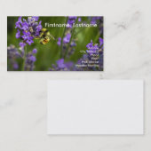 ラベンダーの列 名刺 (正面/裏面)