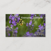 ラベンダーの列 名刺 (正面)