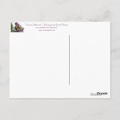 ラベンダーの午後 ポストカード (裏面)