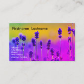 ラベンダーの名刺 名刺 (正面)