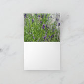 ラベンダーの喜び サンキューカード (内部)