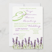 ラベンダーの夕べの招待状 招待状 (正面)