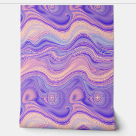 ラベンダーの夢：動きの流体調和 壁紙