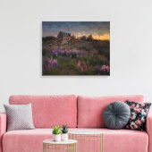 ラベンダーの家 キャンバスプリント (インサイチュ (リビング))