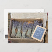 ラベンダーの小さい花束 ポストカード (正面/裏面)