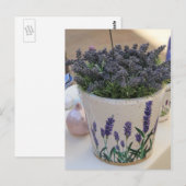 ラベンダーの小さな花束 ポストカード (正面/裏面)