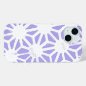 ラベンダーの幾何学模様 Case-Mate iPhoneケース (裏面 (横))