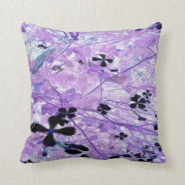 ラベンダーの抽象芸術 クッション