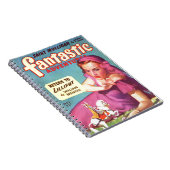 ラベンダーの服の巨大娘 ノートブック (右側)