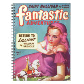 ラベンダーの服の巨大娘 ノートブック (正面)