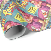 ラベンダーの服の巨大娘 ラッピングペーパー (ロールコーナー)