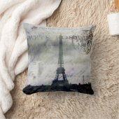 ラベンダーの枕の織り目加工のパリ クッション (ブランケット)