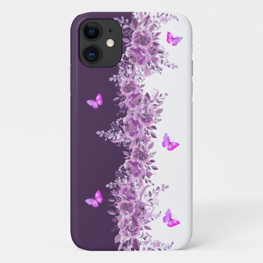 ラベンダーの植物の花スマホケース Case-Mate iPhoneケース (裏面)
