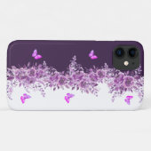 ラベンダーの植物の花スマホケース Case-Mate iPhoneケース (裏面(横))