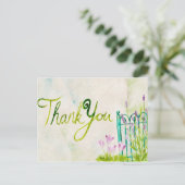 ラベンダーの水の色ありがとう ポストカード (スタンド正面)