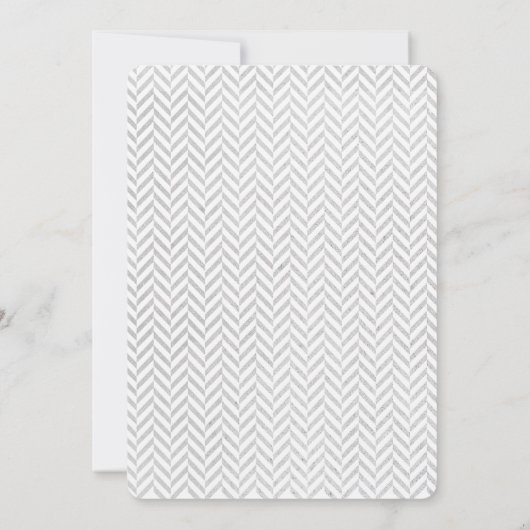 ラベンダーの水彩画のハートの婚約の招待状 招待状 (裏面)