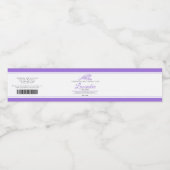 ラベンダーの水製品成分 ペットボトルラベル (シングルラベル)