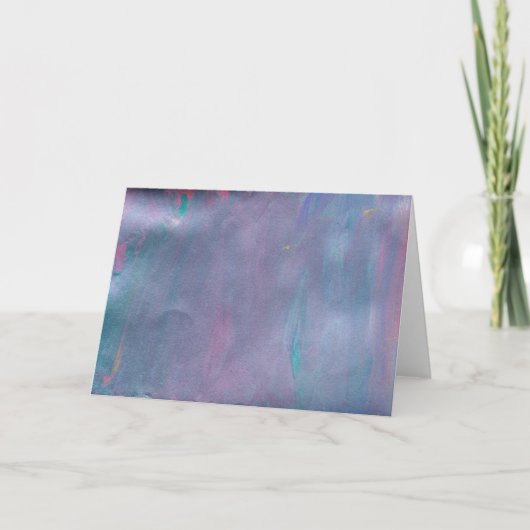 ラベンダーの渦巻 カード (正面)