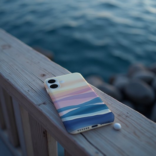 ラベンダーの潮流 流動的抽象コースト Case-Mate iPhoneケース