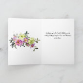 ラベンダーの素晴らし姪の誕生日カード カード (内部)