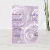 ラベンダーの紫色によってカスタマイズ結婚式プログラム プログラム (裏面)