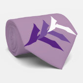 ラベンダーの紫色の真実のタイ ネクタイ (ロール)