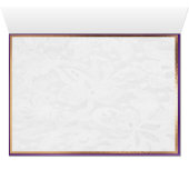 ラベンダーの結婚式のテーブル数Crdのカスタムな陰 (内部横(下))