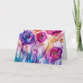 ラベンダーの色合い - 母の日のパーソナライズされたカード カード (正面)