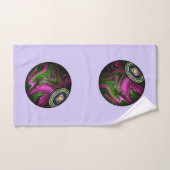 ラベンダーの芝生のボウル、ハンドタオル ハンドタオル (ハンドタオル)