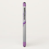 ラベンダーの花とミツバチの水色が幸せ Case-Mate iPhoneケース (裏面/左)