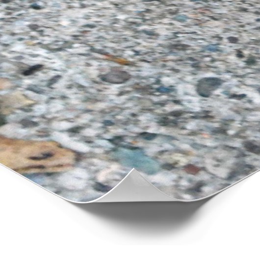 ラベンダーの花と感動的引用文 ポスター (角)