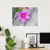 ラベンダーの花と感動的引用文 ポスター (Home Office)