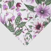 ラベンダーの花のシームレスなパターン 薄葉紙 (詳細)