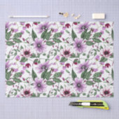 ラベンダーの花のシームレスなパターン 薄葉紙 (クラフト)