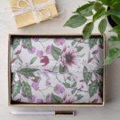 ラベンダーの花のシームレスなパターン 薄葉紙 (ギフト)