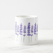 ラベンダーの花のマグカップ コーヒーマグカップ (中央)