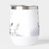 ラベンダーの花の先生への感謝の気持ちを込めて (右面)
