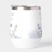 ラベンダーの花の先生への感謝の気持ちを込めて (右面)